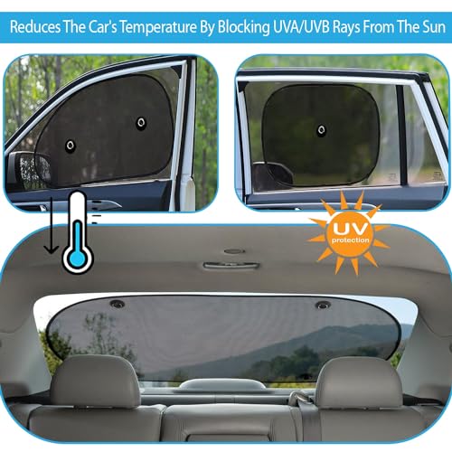 KINGSWAY® Car Window Curtain Sticky