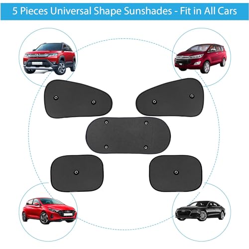 KINGSWAY® Car Window Curtain Sticky