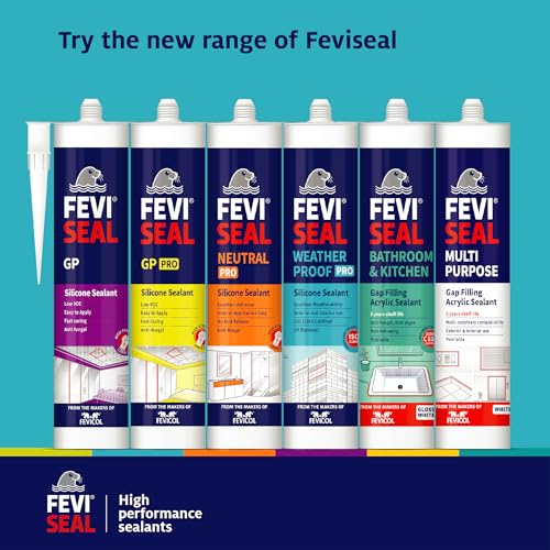 FEVISEAL WEATHERPROOF PRO WHITE, 280 ML, Silicone, Pack of 1 - Image 5