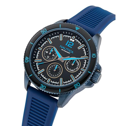 Nautica NCT Windrose Men Black Round Dial Analog Watch - NAPWRS401 - Image 3