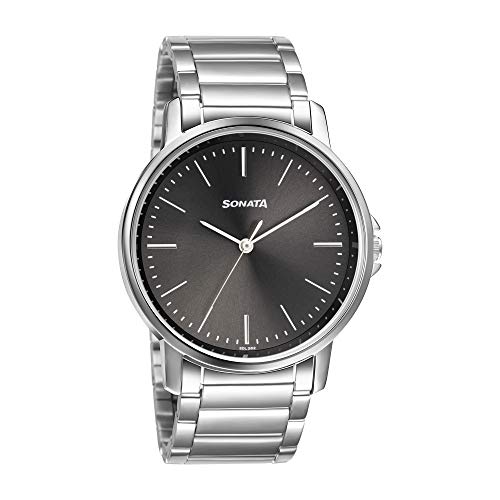Sonata Essentials Quartz Analog Black