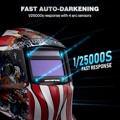 ARCCAPTAIN Welding Helmet Auto Darkening