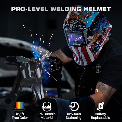 ARCCAPTAIN Welding Helmet Auto Darkening