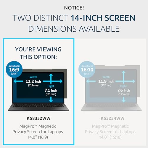 Kensington 14" MagPro™ Magnetic Laptop