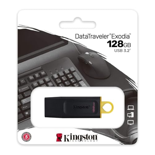 Kingston DataTraveler Exodia DTX/128 GB Pen Drive USB 3.2 Gen 1, Black - Image 6