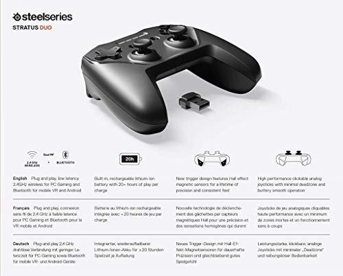 SteelSeries Stratus Duo Wireless Gaming