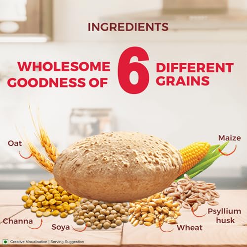 Aashirvaad Atta with Multigrains, 5kg pack, The High Fibre Atta - Image 5