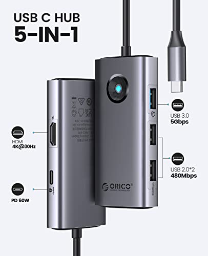 USB C Hub, ORICO 5-in-1