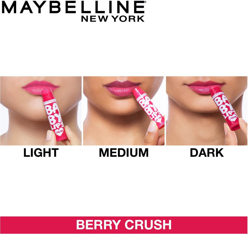 MAYBELLINE NEW YORK Baby Lips Tinted Lip Balm Berry Crush and Che - Image 3