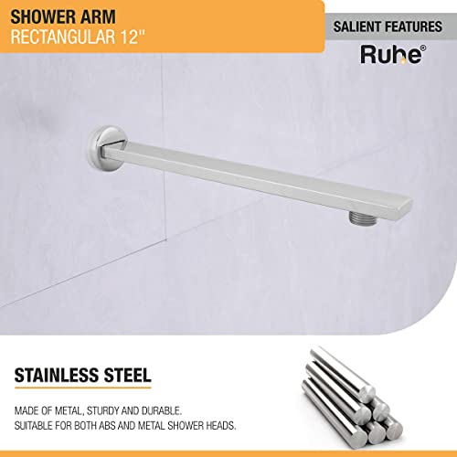 Ruhe® 12inch Rectangular Shower Arm
