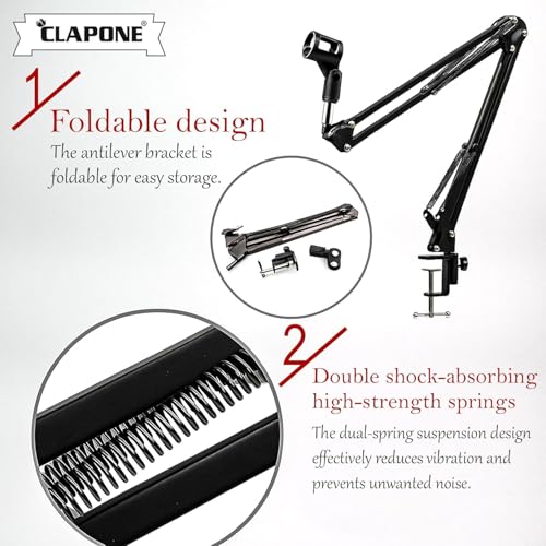 Microphone Stand with Suspension Boom