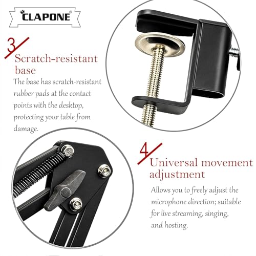 Microphone Stand with Suspension Boom