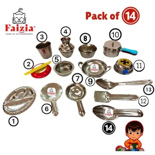 Kids Kitchen Play Set, 13-Piece