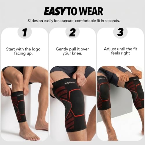 Amazon Basics Nylon Knee Support