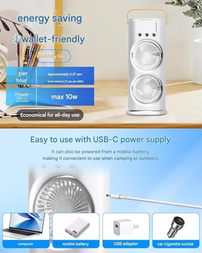 TEKCOOL Double Ended Spray Fan