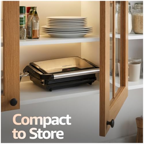 Amazon Basics 2-Slice Contact Press