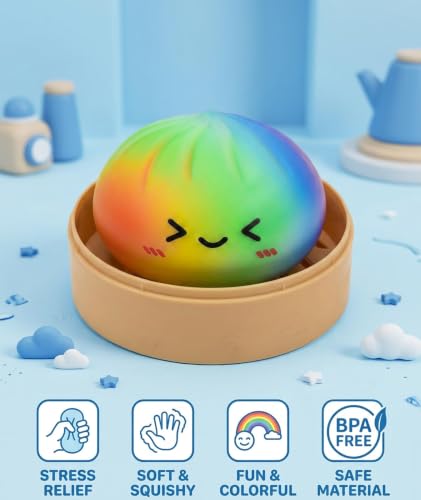 Dumpling Squishy Blind Box, 1pc