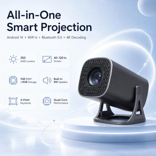 AILKIN Native 1080P Projector 4K