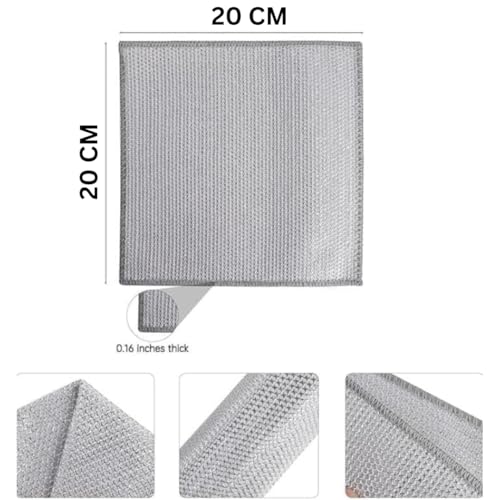RAYMOX Non-Scratch Dish Wash Cloth