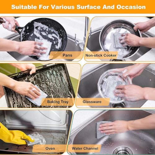 RAYMOX Non-Scratch Dish Wash Cloth