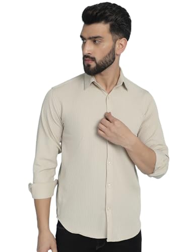 Indian Needle Men's Striped Regular Fit Shirt