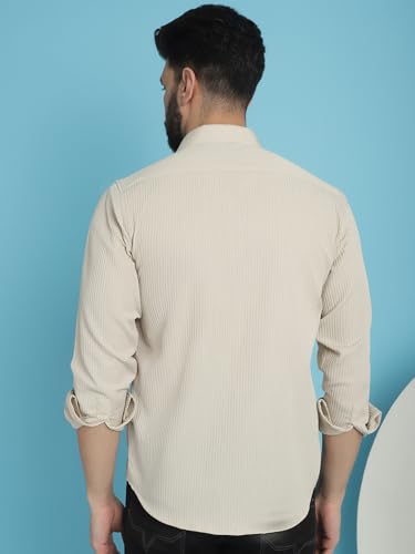 Indian Needle Men's Striped Regular Fit Shirt - Image 2