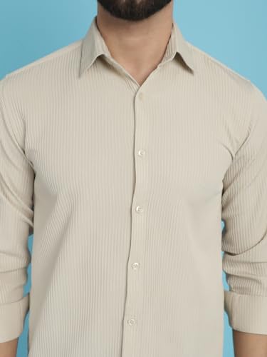 Indian Needle Men's Striped Regular Fit Shirt - Image 6