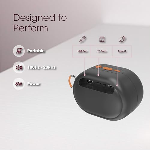 Vibe 8W Portable Bluetooth Speaker