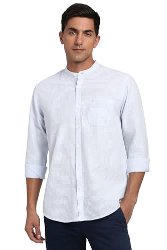 Peter England Men's Casual Mandarin