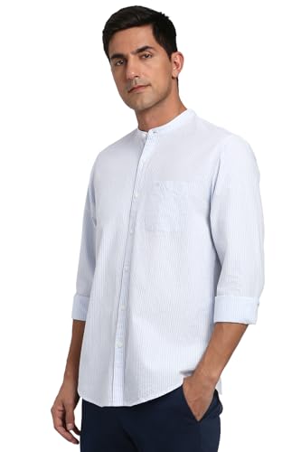 Peter England Men's Casual Mandarin