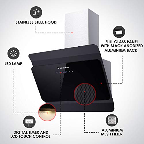 Wonderchef 60cm 1250m3/hr Chimney