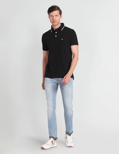 Arrow Sport Men Regular fit Cotton Solid Short Sleeves Polo Shirt - Image 4