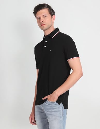 Arrow Sport Men Regular fit Cotton Solid Short Sleeves Polo Shirt - Image 5