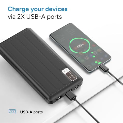 Ambrane 10000mah Power Bank (PP-129, Black) - Image 4