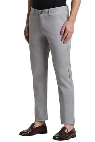 Peter England Men's Regular Fit Mid Rise Pants - Image 2