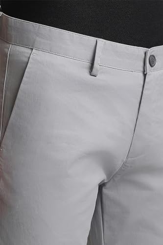 Peter England Men's Regular Fit Mid Rise Pants - Image 4