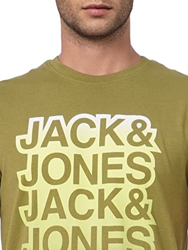 JACK & JONES Men's Cotton Printed Slim Fit T-Shirt - Image 4