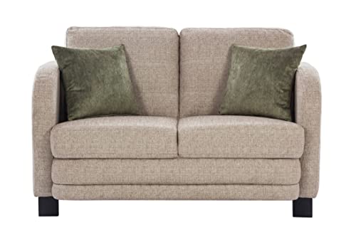 HomeTown Grace Fabric Two Seater Sofa in Grey Colour - Image 3