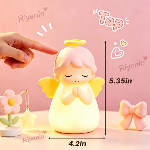 Dimmable Angel Silicone Lamp Warm