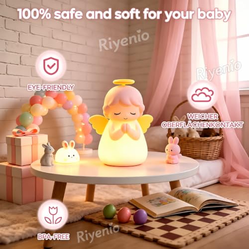 Dimmable Angel Silicone Lamp Warm