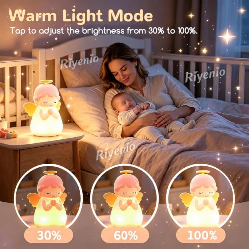 Dimmable Angel Silicone Lamp Warm
