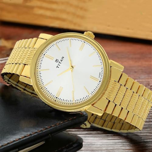 Titan Analog OffWhite Dial Men's Watch NM1712YM02 / NL1712YM02 - Image 3