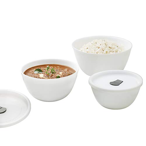 Larah by BOROSIL Opalware Serving