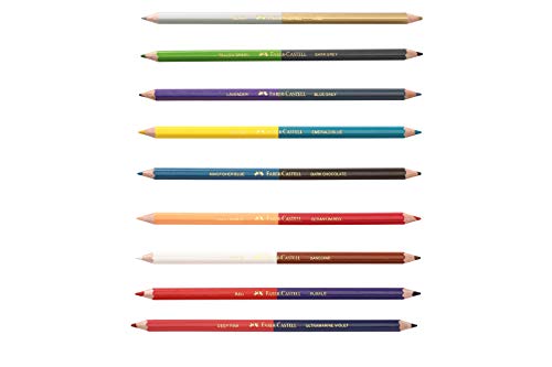 Faber-Castell Bi-Colour Pencil, Pack of 18 (Assorted) - Image 4