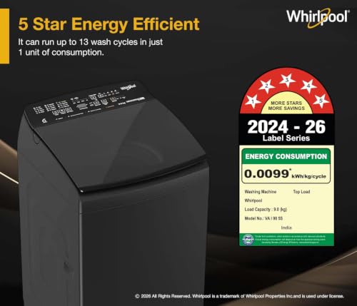 Whirlpool 9 Kg 5 Star