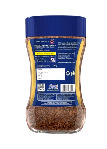 Levista Classic Pure Instant Coffee 100/90 GM JAR (Pack of 2) - Image 2
