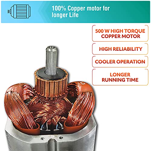 USHA Rapidmix 500-Watt Copper Motor