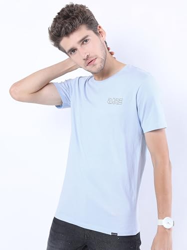 KETCH Men Slim Fit Printed Half Sleeve T-Shirt - Image 2