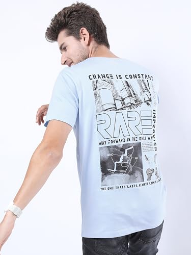 KETCH Men Slim Fit Printed Half Sleeve T-Shirt - Image 3