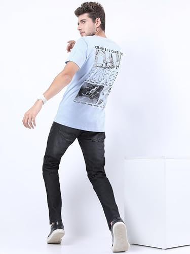KETCH Men Slim Fit Printed Half Sleeve T-Shirt - Image 6